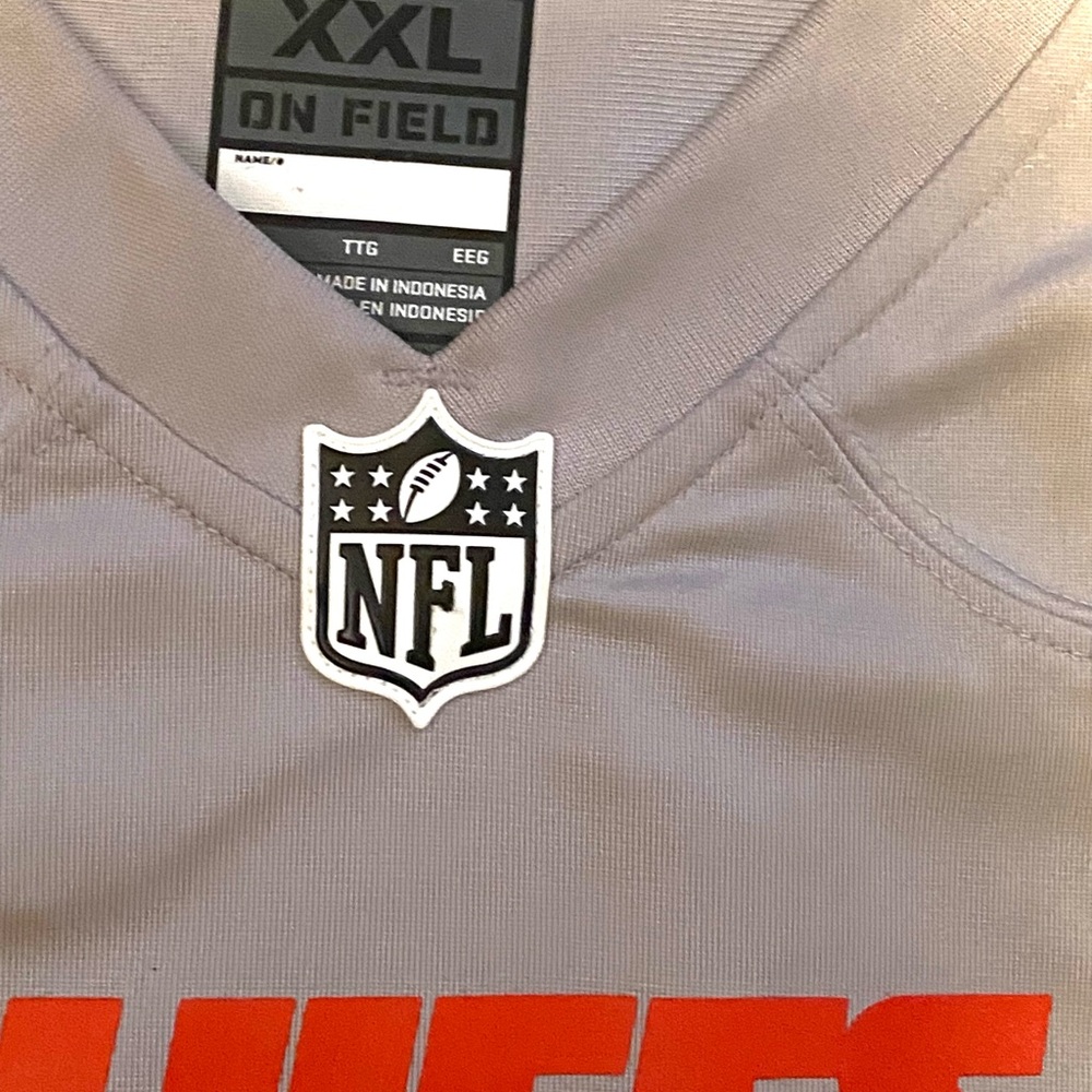 NWOT City Chiefs Nike Super Bowl LVII Patch Jersey - Gray - Picture 9 of 12